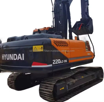 22 Ton Used Hyundai 220 Model Crawler Excavator from Korea with Excellent Performance