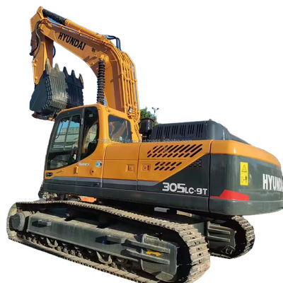 305LC-9T Model 30ton 305 Crawler Excavator from Korea with Hyundai Engine and 198kw