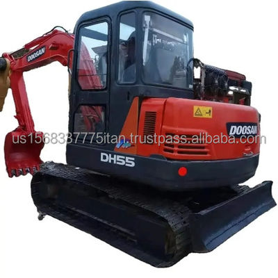 Hydraulic Construction Machine Second-hand DOOSAN DH55 Excavator with Good Performance