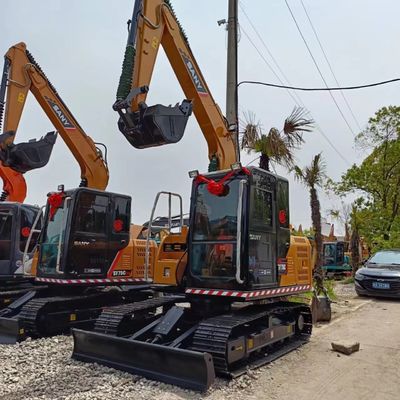 Sany SY75C Pro Excellent Working Performance Used Excavator at 7TON Operating Weight