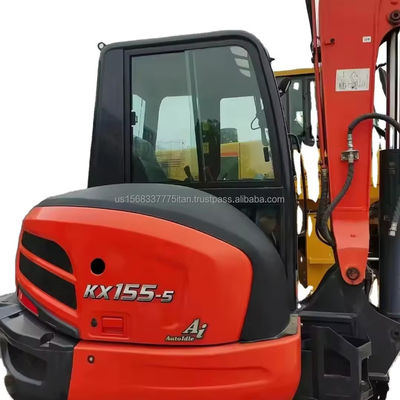 KUBOTA KX155 Excavator with Original Hydraulic Pump and 0.22 Bucket Capacity Used but