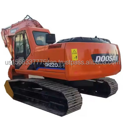 DOOSAN DH220LC-7 Excavator 98kw Engine Crawler Excavator for Quick Shipping and Sales