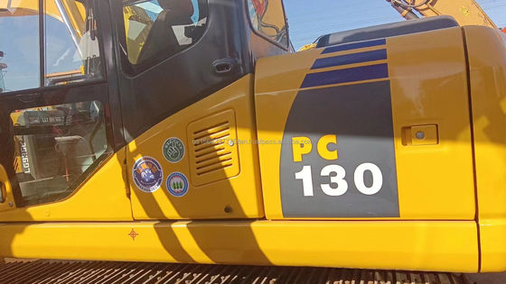 Komatsu PC130 Excavator with Original Hydraulic Pump and Good Performance in Shanghai