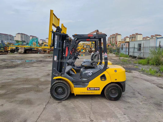 Original Komatsu 30 Forklift Used Forklift with 1000MM Fork Length and Diesel Engine
