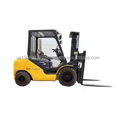 Building Material Shops 3 Ton Komatsu 30 Forklift with Original Excellent Performance