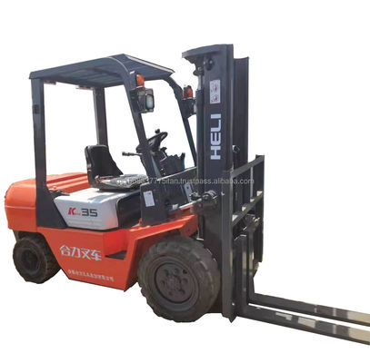 Heli Diesel Forklift with Min. Lifting Height of 2.5m and Fork Length of 2m Free Shipping
