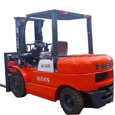 Great Heli K50 Diesel Forklift with 3m Fork Width and 2m Fork Length in Free Shipping