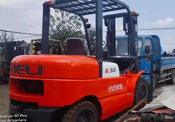 Great Heli K50 Diesel Forklift with 3m Fork Width and 2m Fork Length in Free Shipping