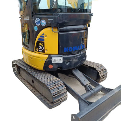 Original Hydraulic Excavator 3 ton mini Excavator Komatsu PC30MR Used Crawler 2016 Year