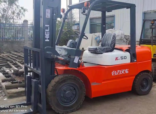 Make HANGCHA Heli K50 Diesel Forklift with Best and Min. Lifting Height of 2.5m