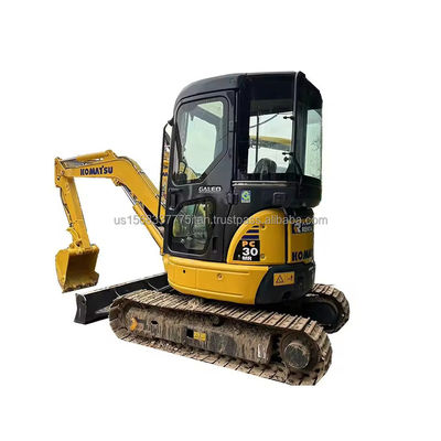 3000 KG Machine Weight Komatsu PC30MR Used Mini Excavator Hydraulic Crawler Excavator