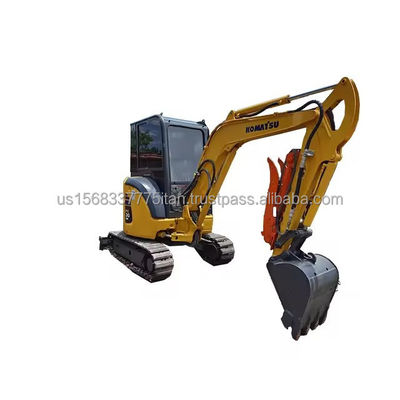 3000 KG Used Hydraulic Excavator Crawler Komatsu PC30MR with Original Hydraulic Pump