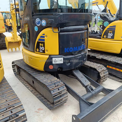3000 KG Used Hydraulic Excavator Crawler Komatsu PC30MR with Original Hydraulic Pump