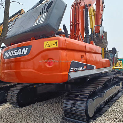 25 tons Digger DX225-7 DX225Lc Excavator 115kw 0-2000 Working Hours Used Doosan Excavator