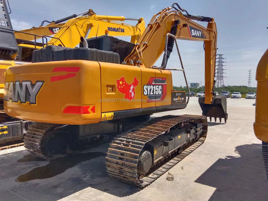 Used Sany SY215C Excavator with 1.2M³ Bucket Capacity and Original Hydraulic Valve