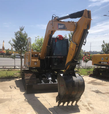 Second-hand SANY SY75C pro Excavator 43 kw Engine Hydraulic Construction Machine