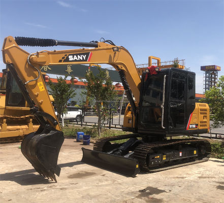 Second-hand SANY SY75C pro Excavator 43 kw Engine Hydraulic Construction Machine