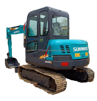Used SWE60E Hydraulic Crawler Excavator in Good Condition 6TON 2016