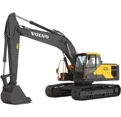 Original Design Volvo EC220 EC240 Excavator 22ton Machine Weight and 119 kw Power