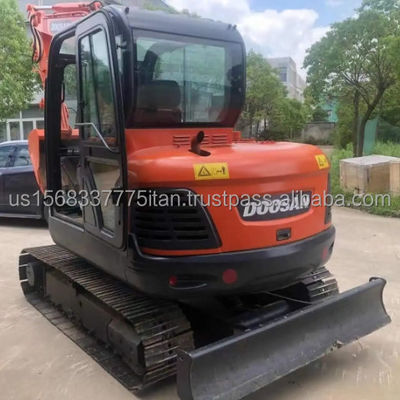 Doosan Excavators 6TON Dx60 Construction Track Excavator Original Less Working Hours
