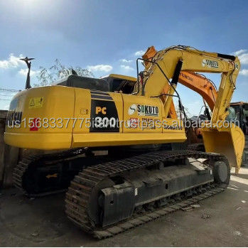 30ton Komatsu Excavator PC300-7 PC300-8 Used Digger with Original Hydraulic Valve