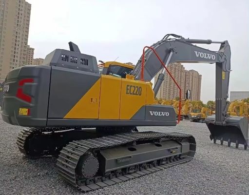 VOLVO EC220 Second-hand Crawler Excavator with Original Pump and Low Working Hours