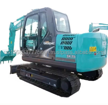 Kobelco SK75-8 Hydraulic Crawler Excavator from Japan Used and in Excellent Condition
