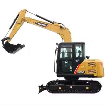 Excellent Sany SY75C Pro SY75 Excavator at with 0.32M³ Bucket Capacity and Low Hours