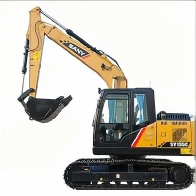 73 kw 2016 Sany SY135C 13.5 Ton Crawler Excavator Used Medium Size Second Hand 135C Pro