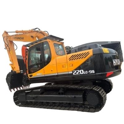 Hyundai 220LC-9S Excavator Great Used Crawler Excavator by Original Hydraulic Cylinder