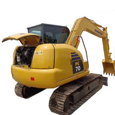 Used Komatsu PC70 Excavator with Original Hydraulic Cylinder and 0.2M³ Bucket Capacity