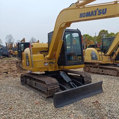 2016 Used Komatsu PC70 Excavator Japan 7T Walking Condition Digger Machine for Benefit