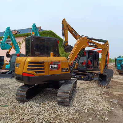 2016 SANY SY60C Used Mini Excavator with Good Performance and in Excellent Condition