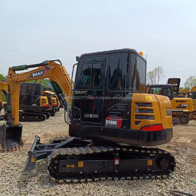 2016 SANY SY60C Used Mini Excavator with Good Performance and in Excellent Condition