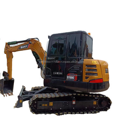 Used Sany60c Sany 60C Excavator 6TON Operating Weight and 0.28M³ Bucket Capacity