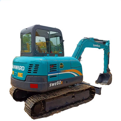 6TON SWE 60E Hydraulic Crawler Excavator with 0.34M³ Bucket Capacity in Good Condition
