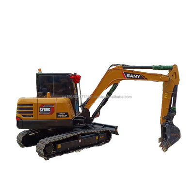 36kw Power Used Sany SY60C Excavator with Good Performance and Excellent Condition