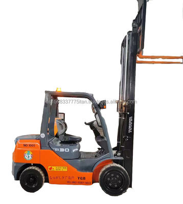 Forklift TOYOTA 8F30 for Sell and Reasonable Used Diesel Forklift 1000MM Fork Length