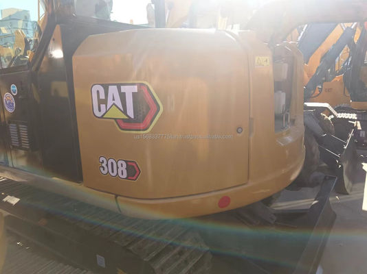 Cat 308 Excavator with Original Hydraulic Valve Used Caterpillar 7760 KG Machine Weight