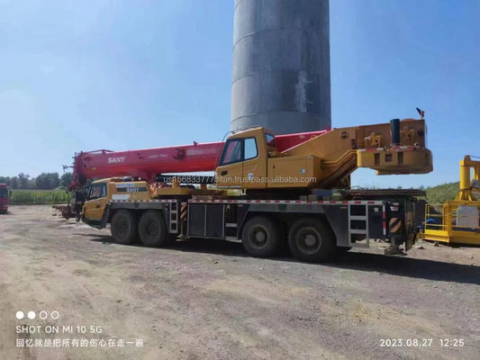 Used SANY 80 Ton Crane with Max. Lifting Load of 4.5 Tons and Excellent Performance