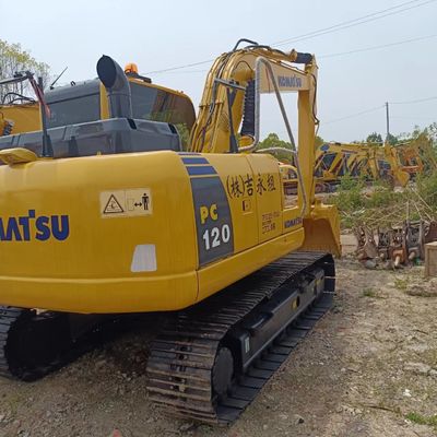 Used Komatsu Excavator PC120 with Original Hydraulic Valve and 13ton Operating Weight