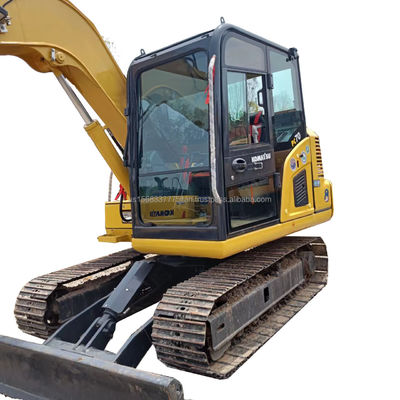 7 Ton Operating Weight Used Komatsu PC70 Mini Excavator Hydraulic Crawler Excavator