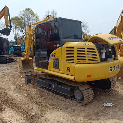 Shanghai Used Excavator Komatsu PC100 Digger Machine 10 Ton Operating Weight for Your
