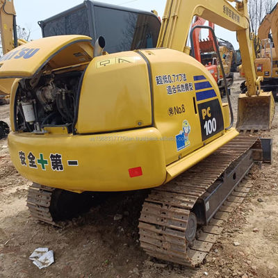 Shanghai Used Excavator Komatsu PC100 Digger Machine 10 Ton Operating Weight for Your