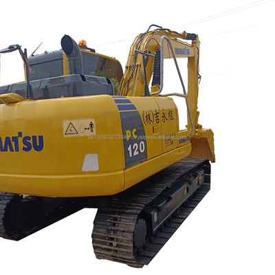 Original Hydraulic Pump 12 Ton Komatsu PC120 Used Excavator Crawler in Good Condition
