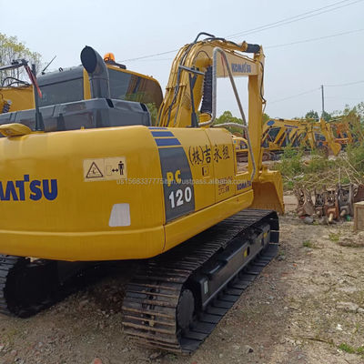 Original Hydraulic Pump 12 Ton Komatsu PC120 Used Excavator Crawler in Good Condition