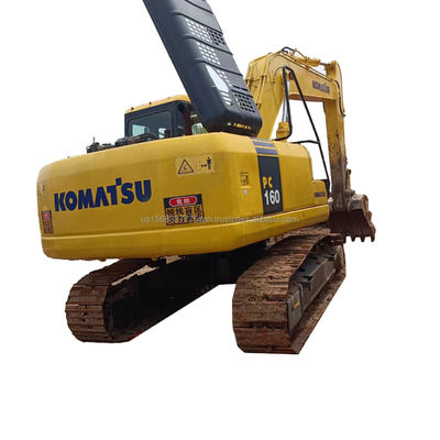 Used Komatsu PC160 Hydraulic Excavator 16 Ton Crawler Excavator with 0-2000 Working Hours