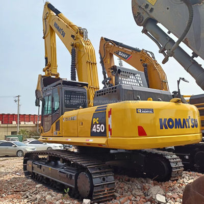 Used Komatsu PC450-7 Excavator with 2M³ Bucket Capacity and Original Hydraulic Valve