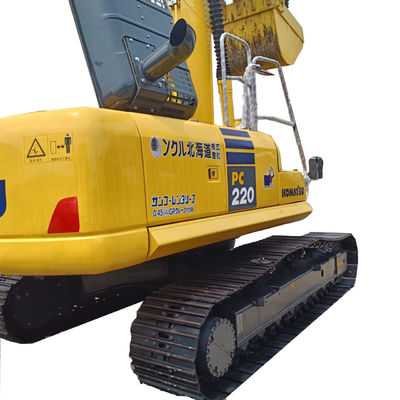 Used Komatsu PC220 Hydraulic Crawler Excavator 22 Ton with Original Hydraulic Pump