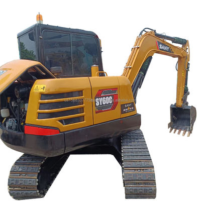 Used Sany Excavator 7Ton with Original Hydraulic Cylinder 0.28M³ Bucket Capacity